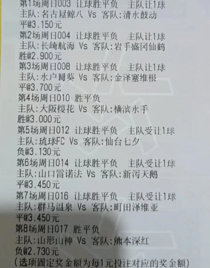 足彩比分背后的金额含义