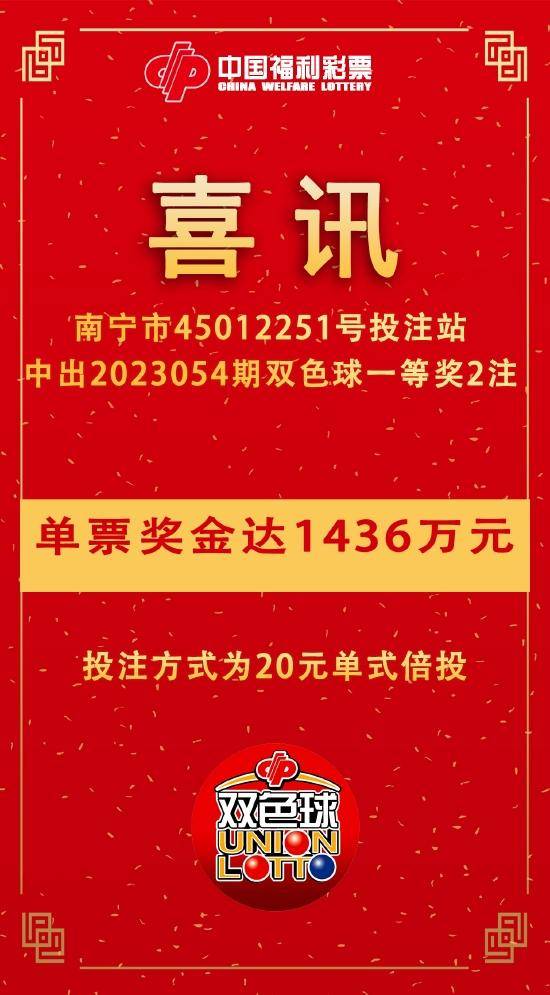 广西双彩开奖最新结果公告