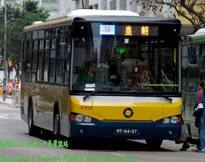 澳门6A路公交车路线图及站点图详解